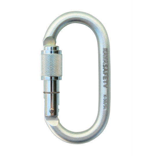 Kaya Safety K-30/SL Oval Çelik Karabina (Keylock) Kaya Safety K-30/SL Oval Çelik Karabina (Keylock)