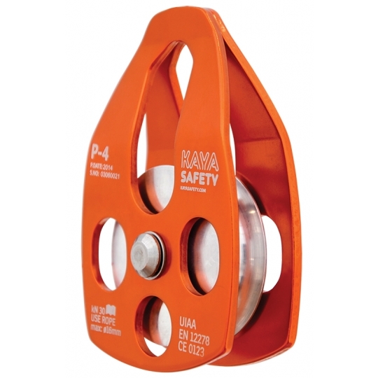 Kaya Safety P-4 Tekli Büyük Alüminyum Makara Kaya Safety P-4 Tekli Büyük Alüminyum Makara