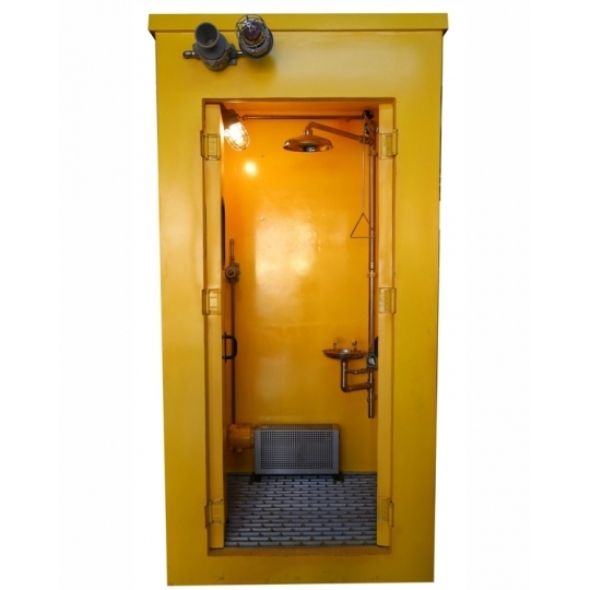 Acil Duş Sistemi, Kabinli, İzoleli, Isıtmalı Bina İçi İçin Acil Duş Sistemi, Kabinli, İzoleli, Isıtmalı Bina İçi İçin