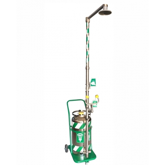 Basınçlı Depolu, Tekerlekli, Portatif Kombine Duş Basınçlı Depolu, Tekerlekli, Portatif Kombine Duş