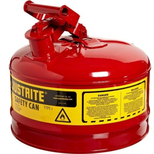 7125100 Justrite 9,5 Litre Çelik Emniyetli Kap 7125100 Justrite 9,5 Litre Çelik Emniyetli Kap