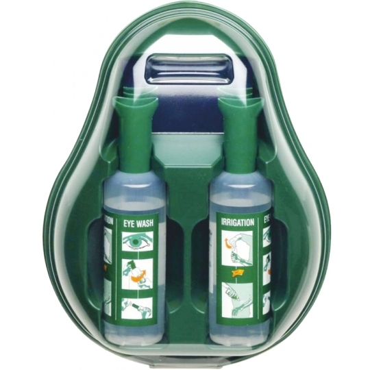 2 x 500 ml BRAUN® Aynalı, Duvara Monte Göz Duşu İstasyonu 2 x 500 ml BRAUN® Aynalı, Duvara Monte Göz Duşu İstasyonu