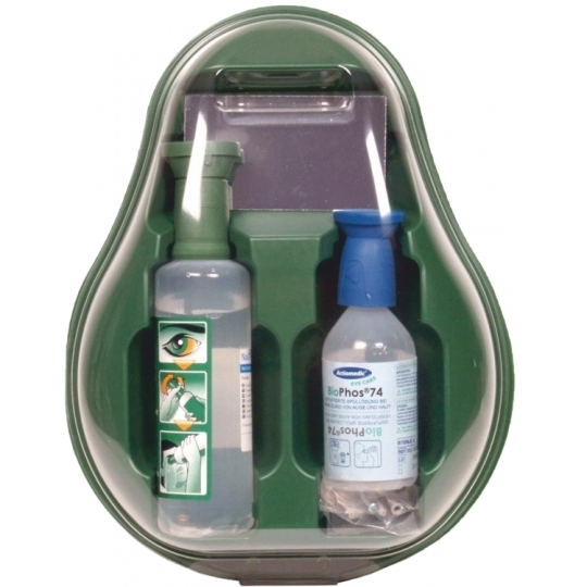 1 x 500 ml BRAUN® + 1 x ACTIOMEDIC® BioPhos74 250 ml Aynalı, Duvara Monte Göz Duşu İstasyonu 1 x 500 ml BRAUN® + 1 x ACTIOMEDIC® BioPhos74 250 ml Aynalı, Duvara Monte Göz Duşu İstasyonu