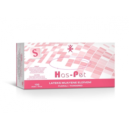 Haspet Beyaz Lateks Pudralı Eldiven Haspet Beyaz Lateks Pudralı Eldiven