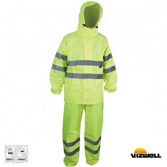 Vizwell™ VWJK67+68 150 D Takım Reflektörlü Yağmurluk Vizwell™ VWJK67+68 150 D Takım Reflektörlü Yağmurluk